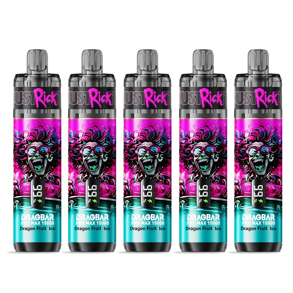 [5-Pack Bundle] Dragbar Pro Max 15K Disposable Vape (2%,15000 Puffs)