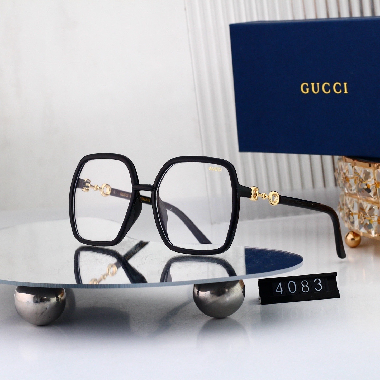 Gucci Horsebit Square-frame Optical Sunglasses Top quality - KAIROO