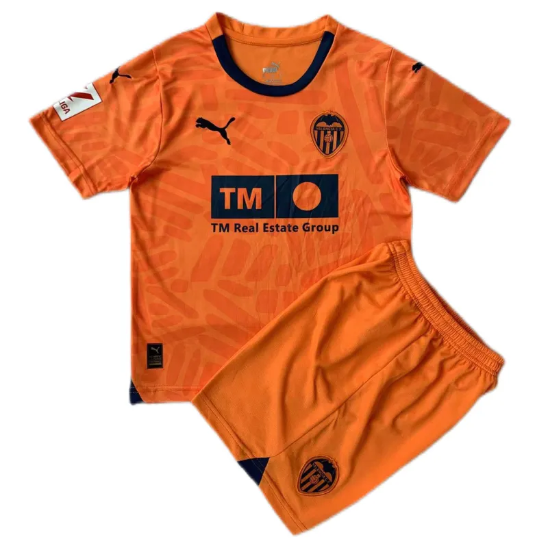 Kids Valencia 2023/24 Third Kit Jersey+Shorts