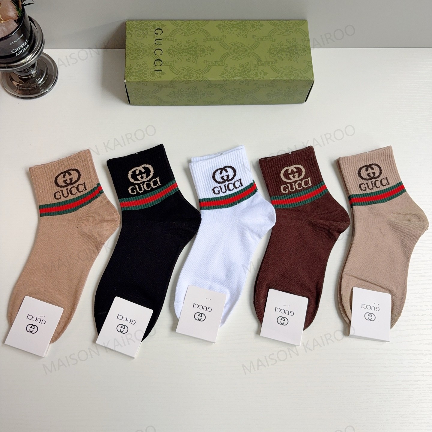 Gucci Socks 5-Pack - KAIROO