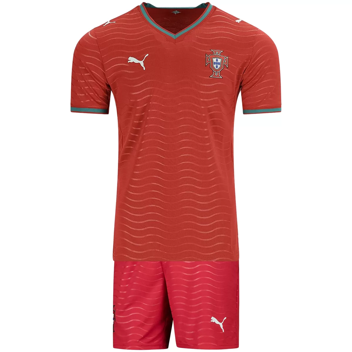 Kids Portugal Home Jersey Suit World Cup 2026