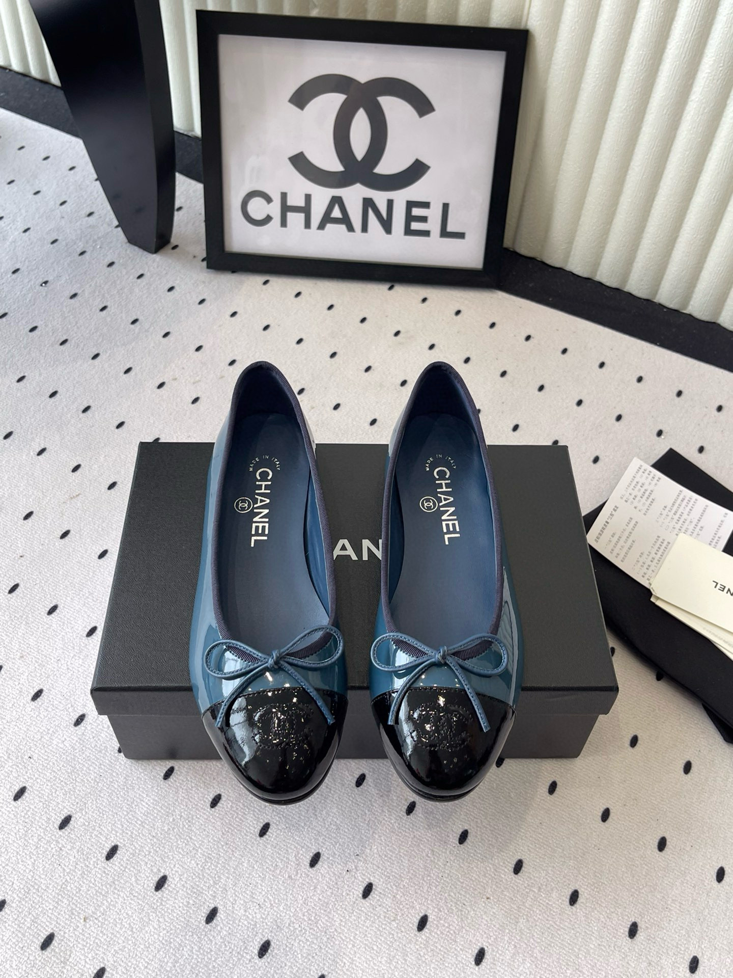 Chanel Leather Ballet Flats