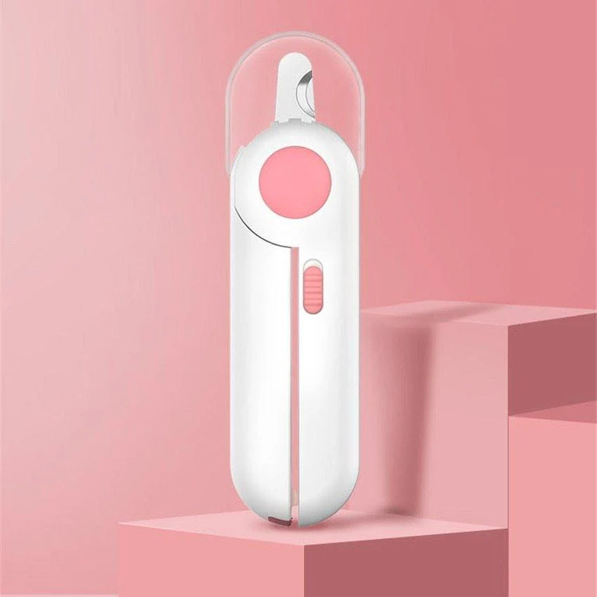 Cat Nail Claw Cutter LED Light Grooming Scissors Cats Nails Clipper Trimmer Kitten Nail Clippers Cat Claw Nail Supplies