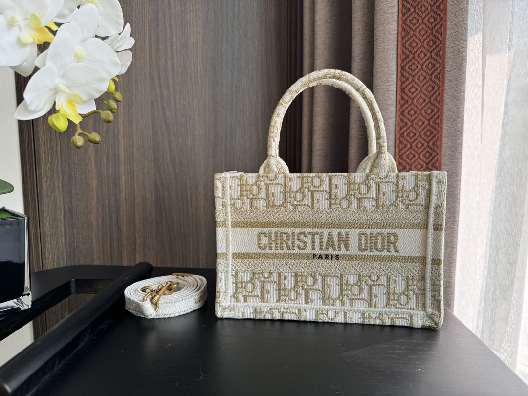 Dior Oblique print Mini Book Tote