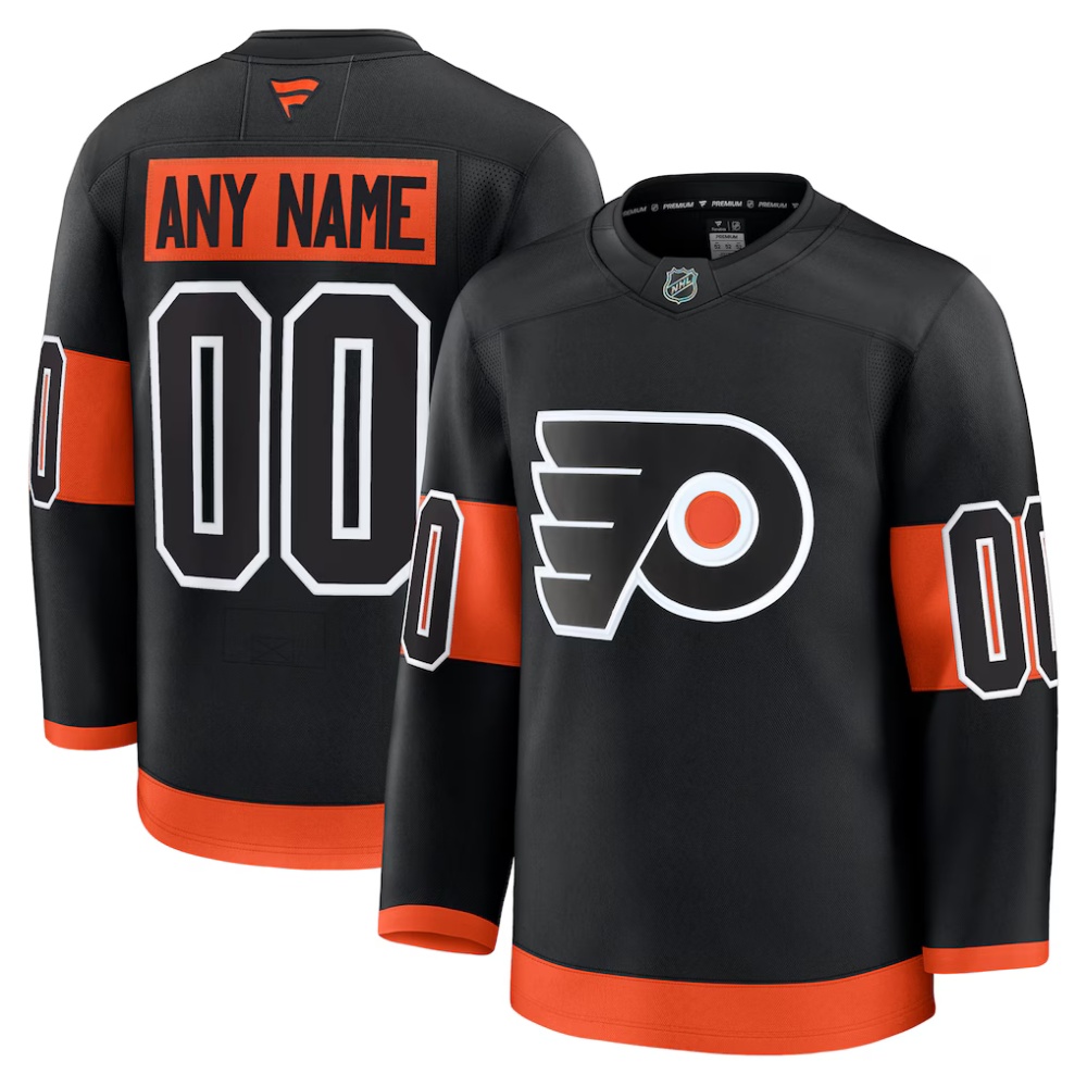 Custom Philadelphia Flyers Fanatics Home Away and Substitute Jersey