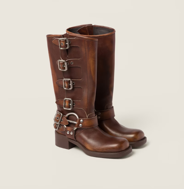 Miu Miu Leather Boot