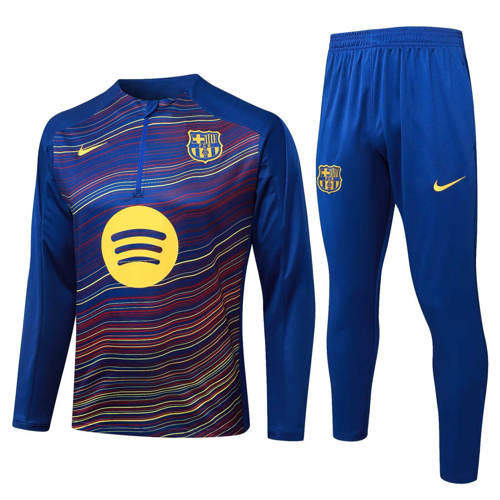 Adult/ Kids 2526 Half-Raised Basel Blue Twill Suit