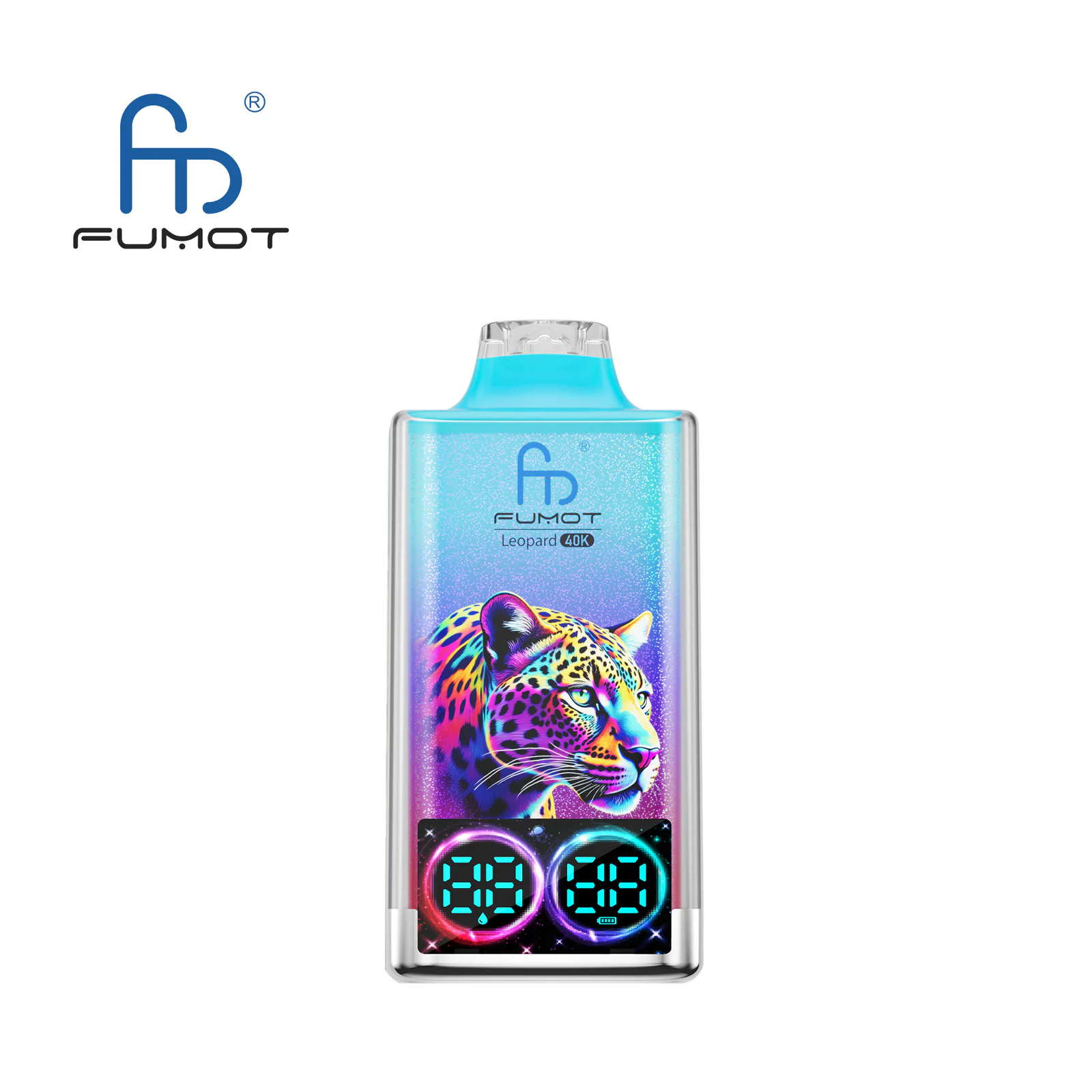FUMOT Leopard 40K EU Edition Disposable Vape – Blue Razz Gummy Bear - Vaba Vape-Shop
