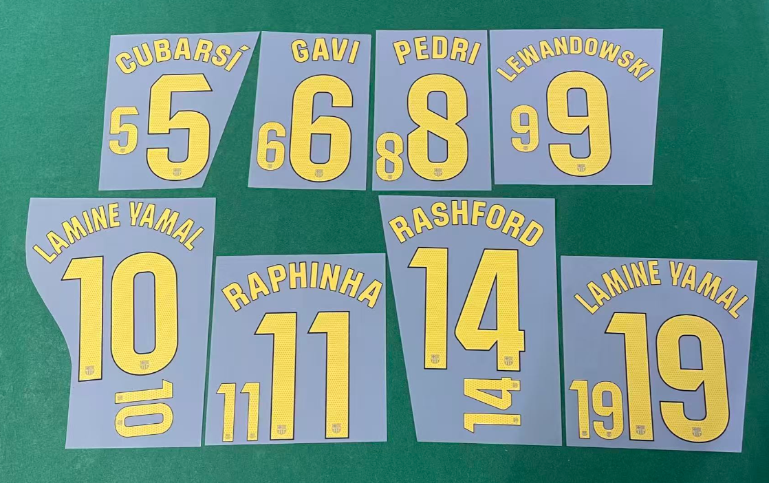 Barcelona 25-26 Home/Away Name Set
