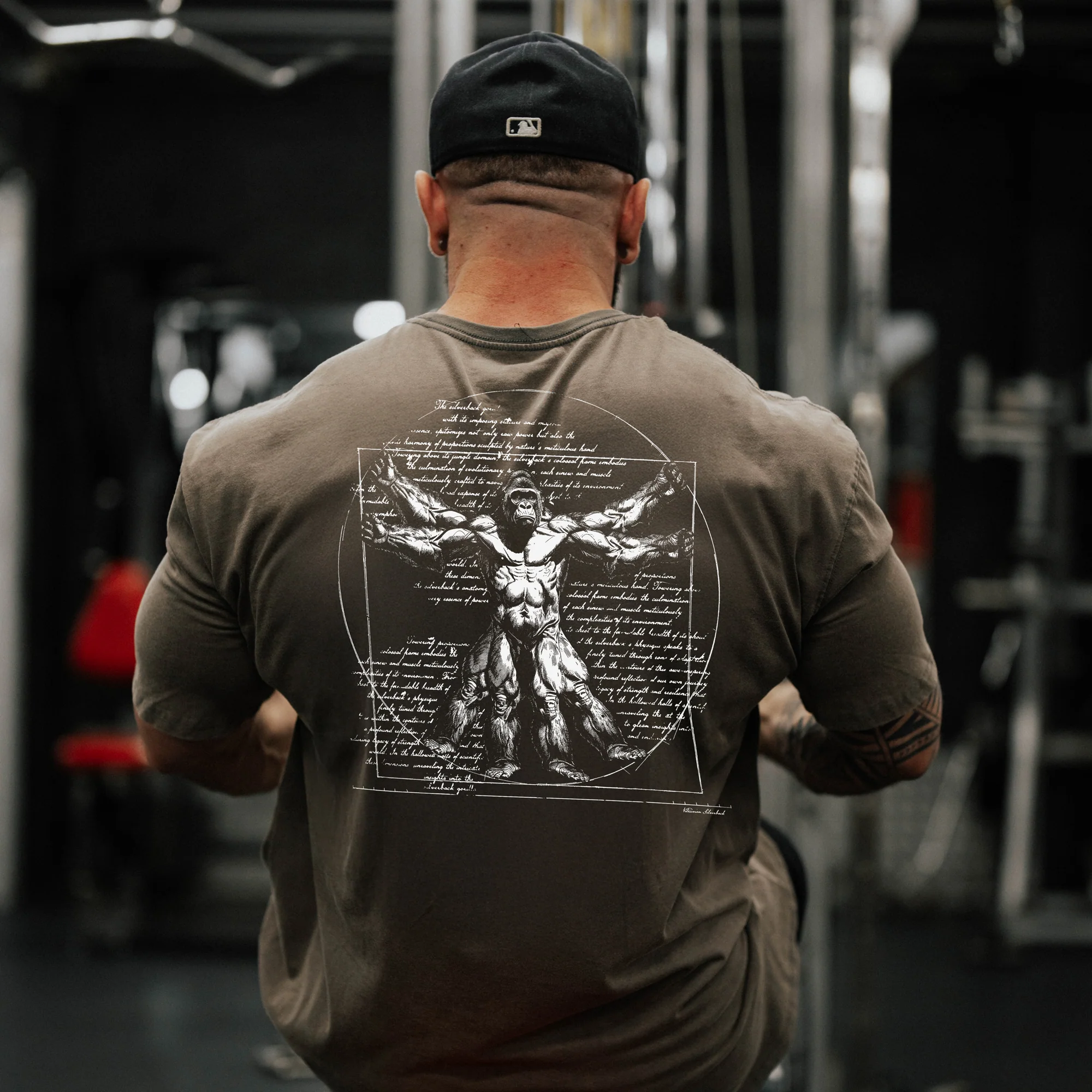 Vitruvian  Acid Wash T-Shirt