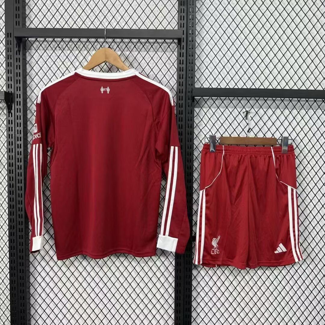LVP fc 25 26 long sleeve home jersey kids 16-28