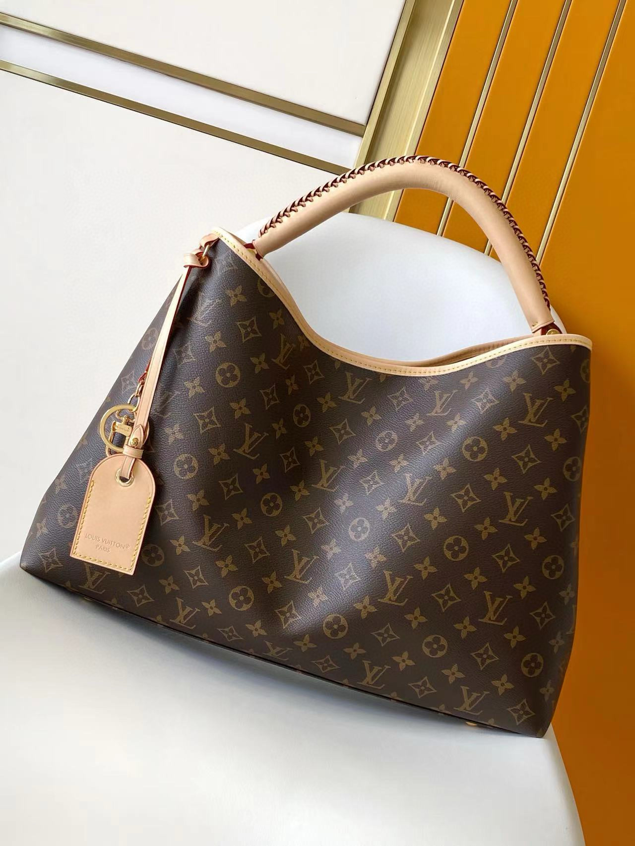 M25877 LV Again Handbag Monogram Canvas