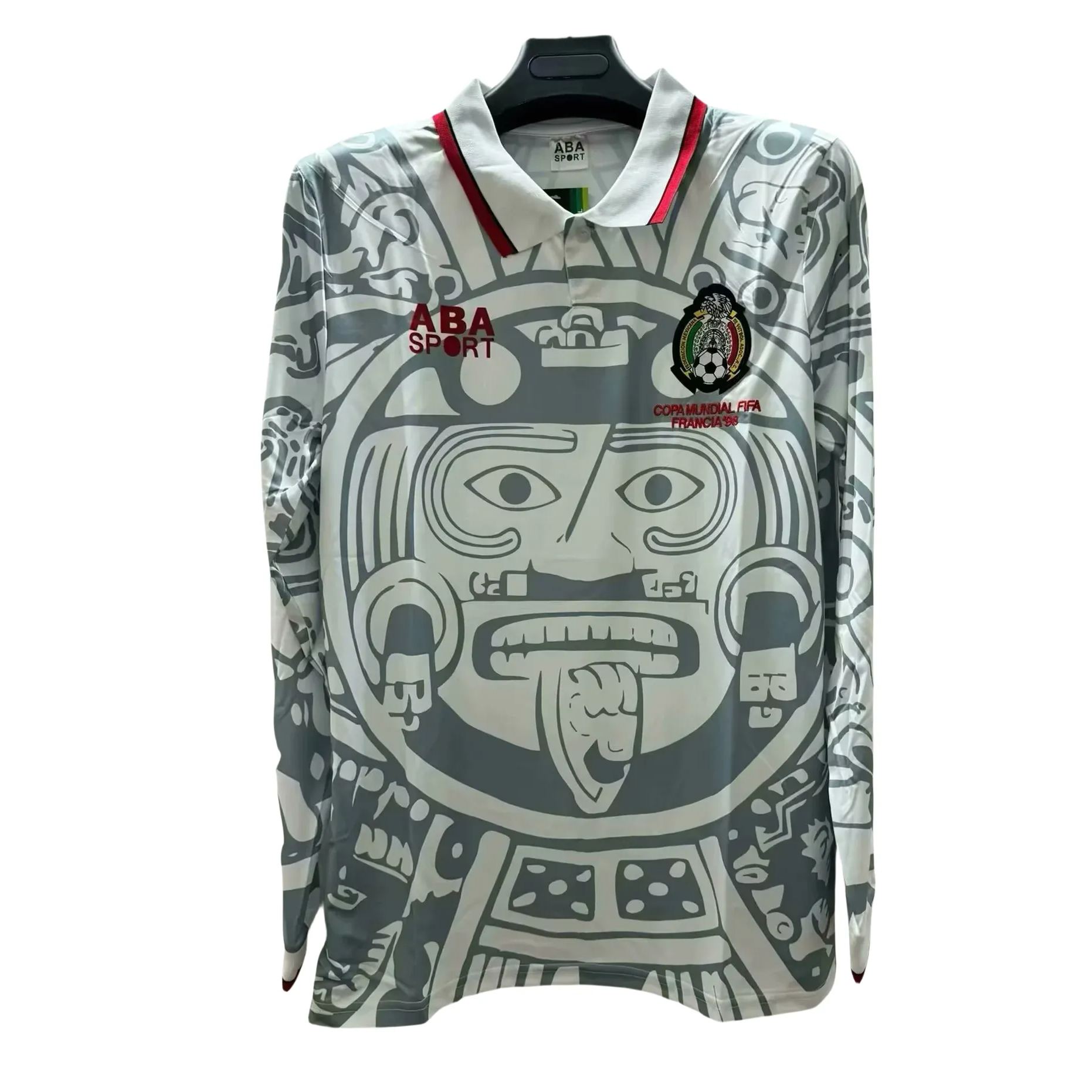 Retro Mexico 1998 Away Kit Long Sleeves S-XXL