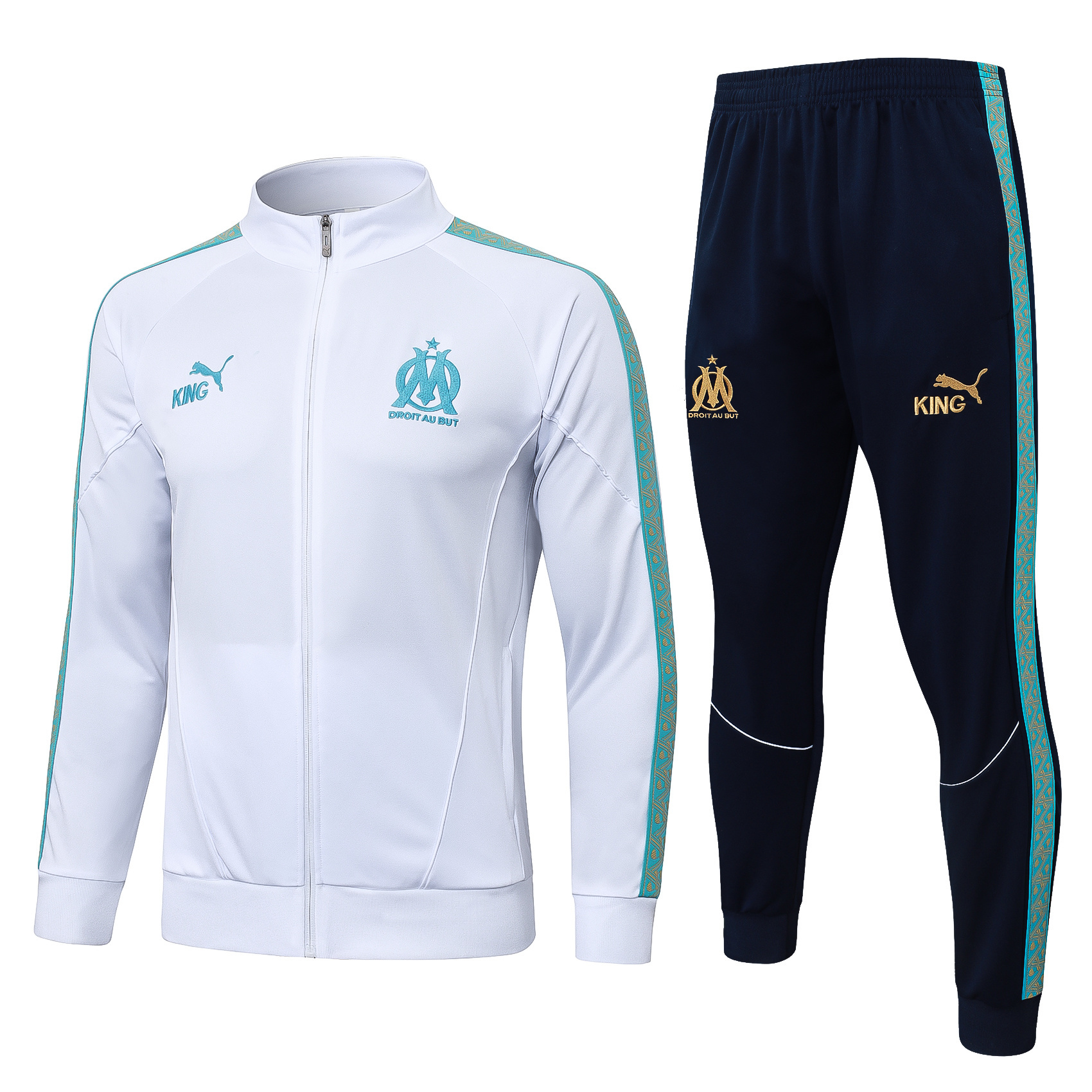Marseille Training Jacket Suit 25/26 | Soc Jersey - Premium Football Jersey