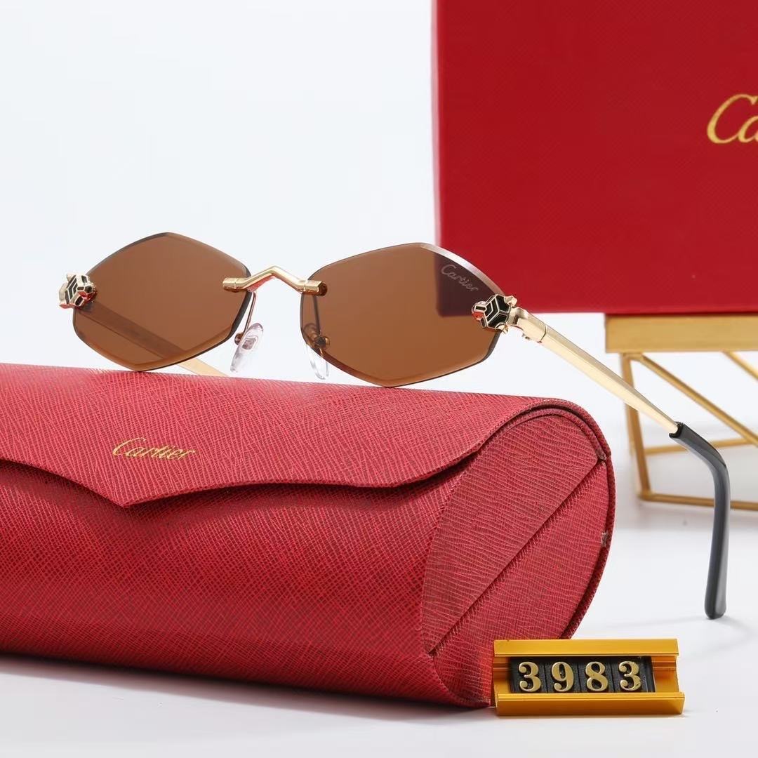 Cartier Metal Aviator Sunglasses Top quality - KAIROO