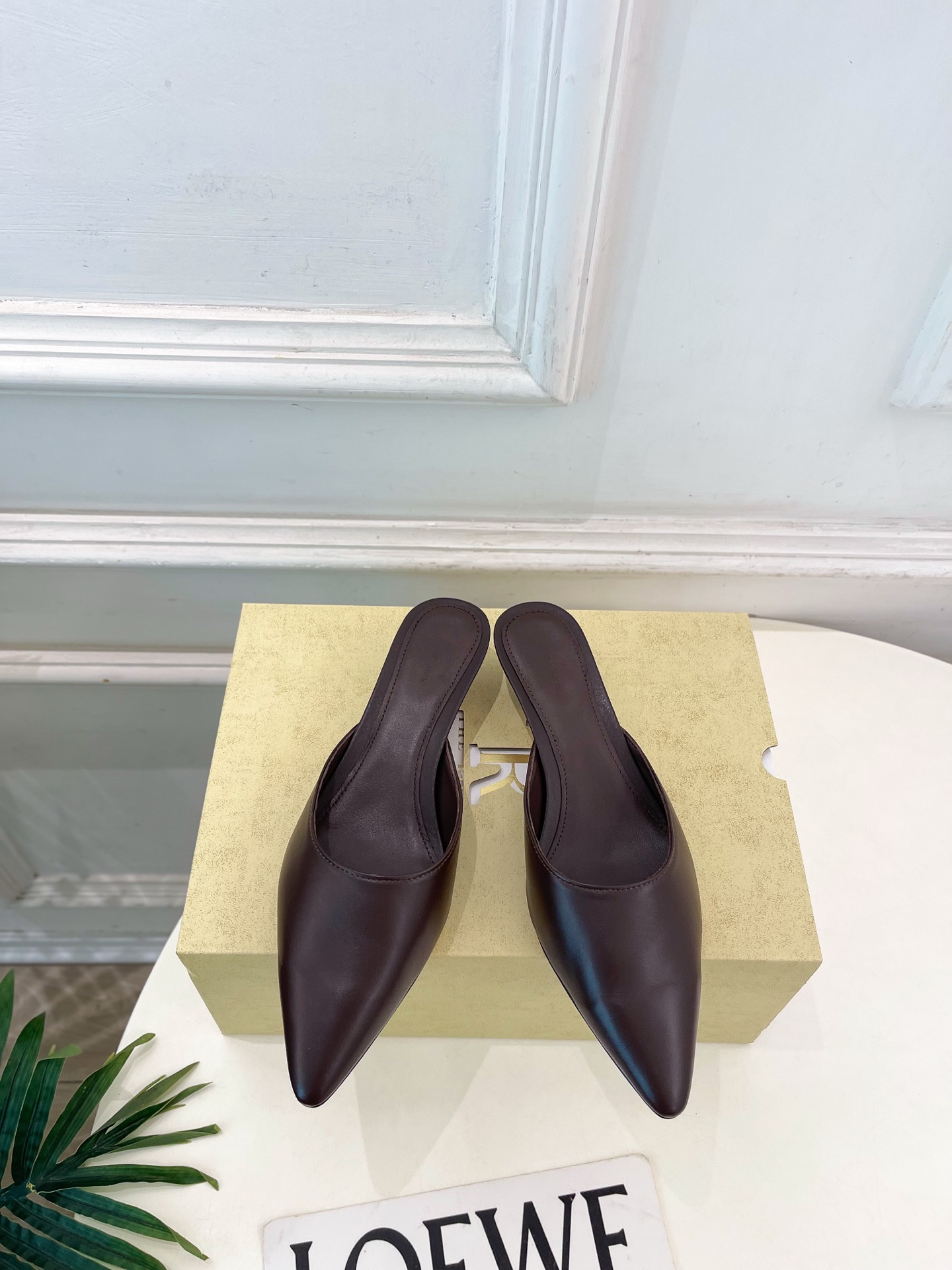 The Row  Lambskin Mule