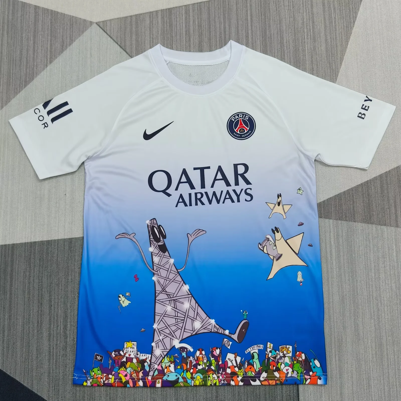 2026-27 Paris Training Edition Blue Fans Football Shirt 1:1 Thai Quality