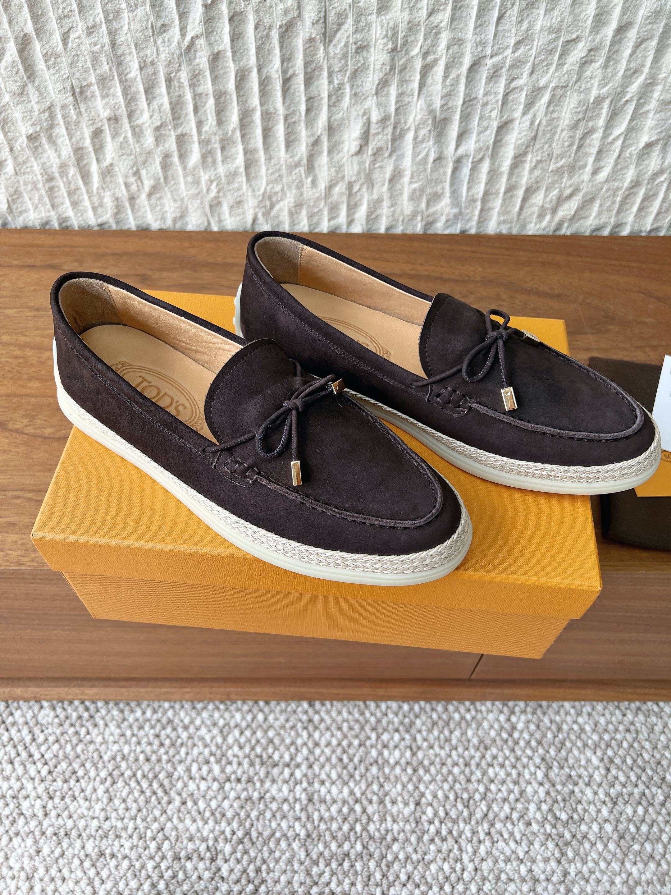 Tods Women's Suede loafers.