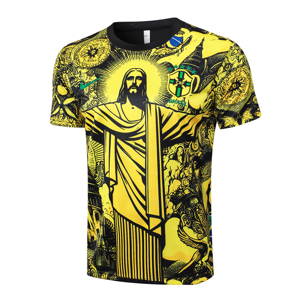 Brazil Training Short sleeve Jersey 24/25 | Soc Jersey - Premium Football Jersey