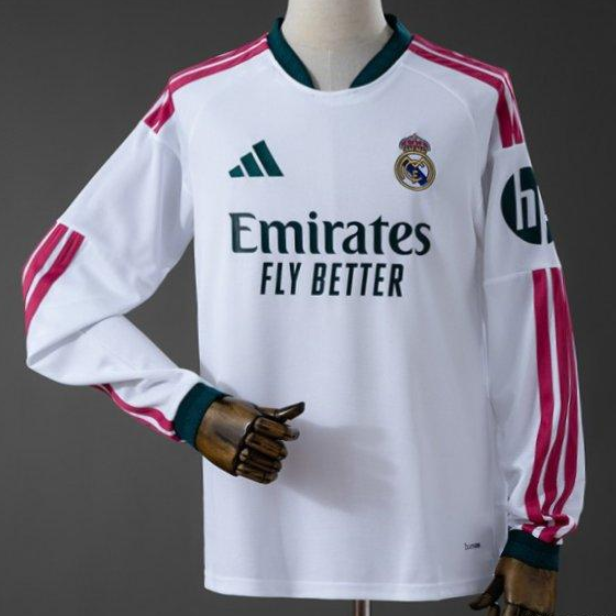 26/27 Real Madrid Home Long Sleeve Jersey S-4XL