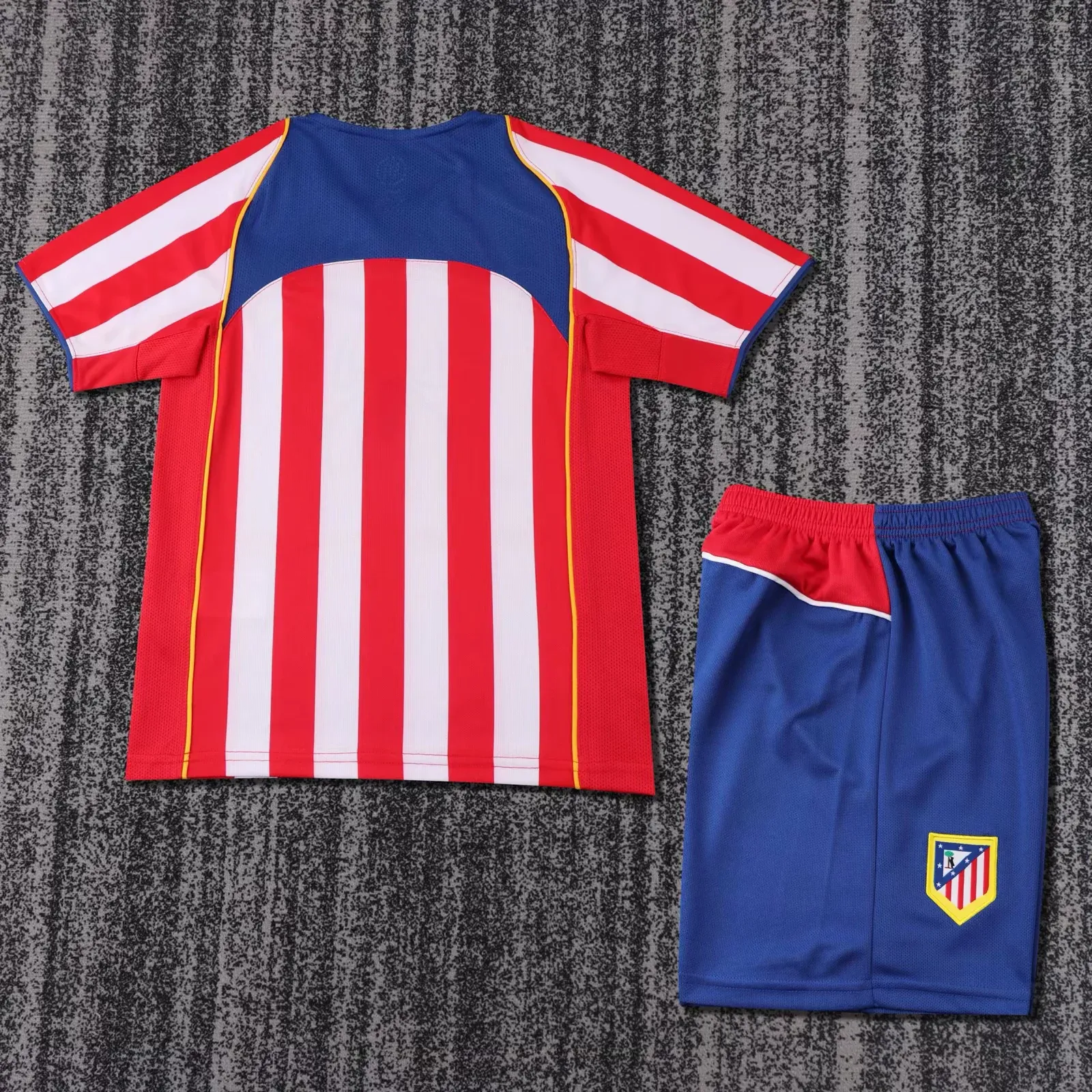 Kids Retro Kit 2004-05 Atletico de Madrid Home