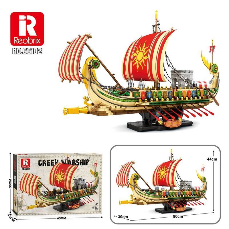 Reobrix 66102 - Greek Warship