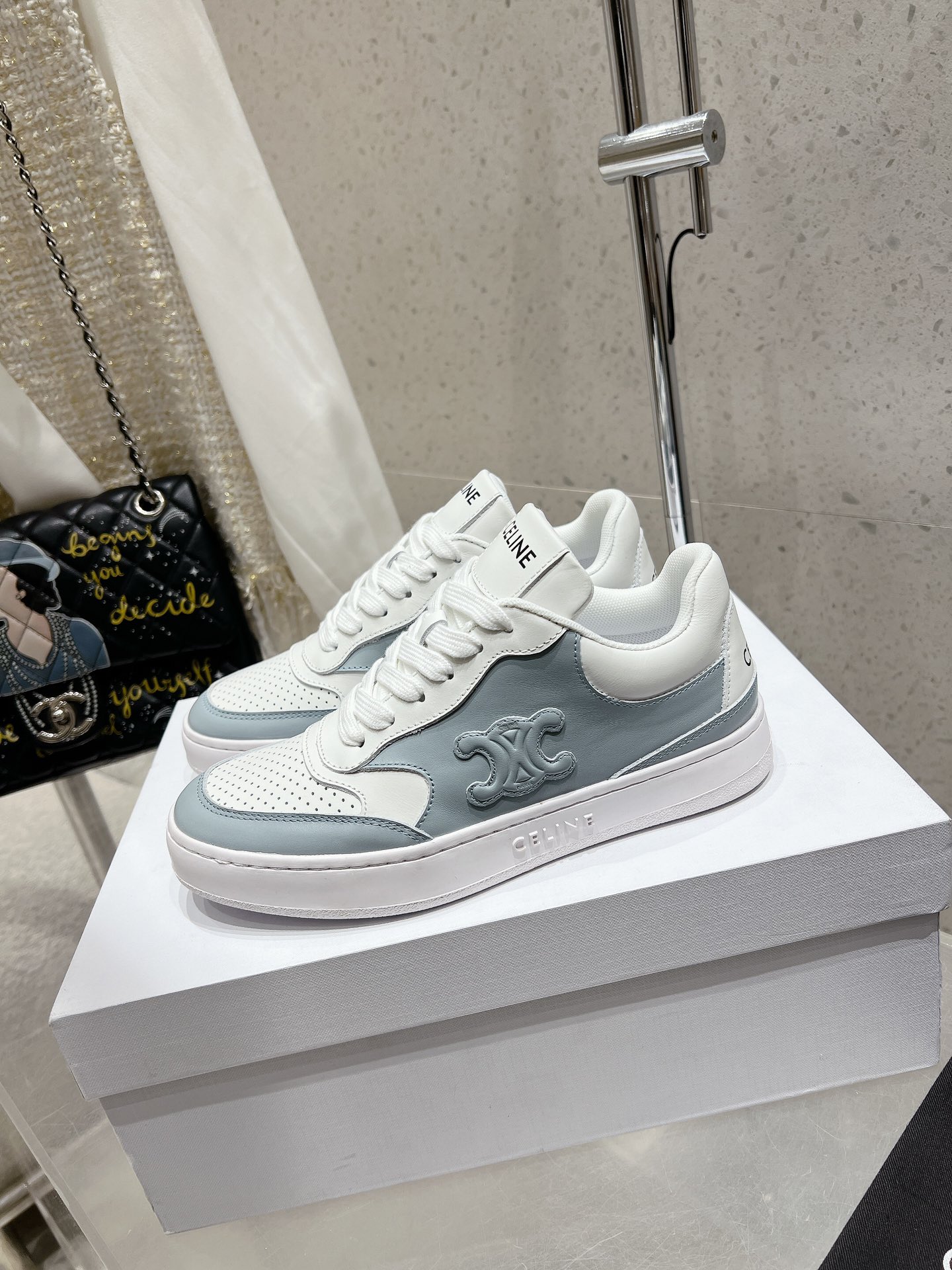 Celine Men's Leather Sneaker