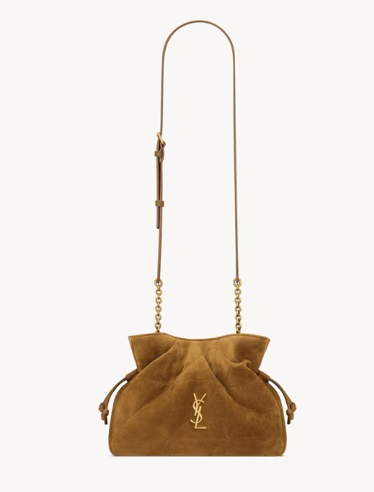Saint Laurent Caramel Suede Medium Jamie Shoulder Bag 862712