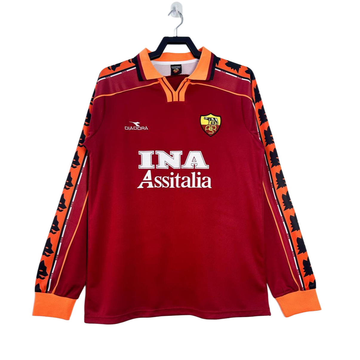 Retro Roma 98/99 Home Long Sleeves S-XXL