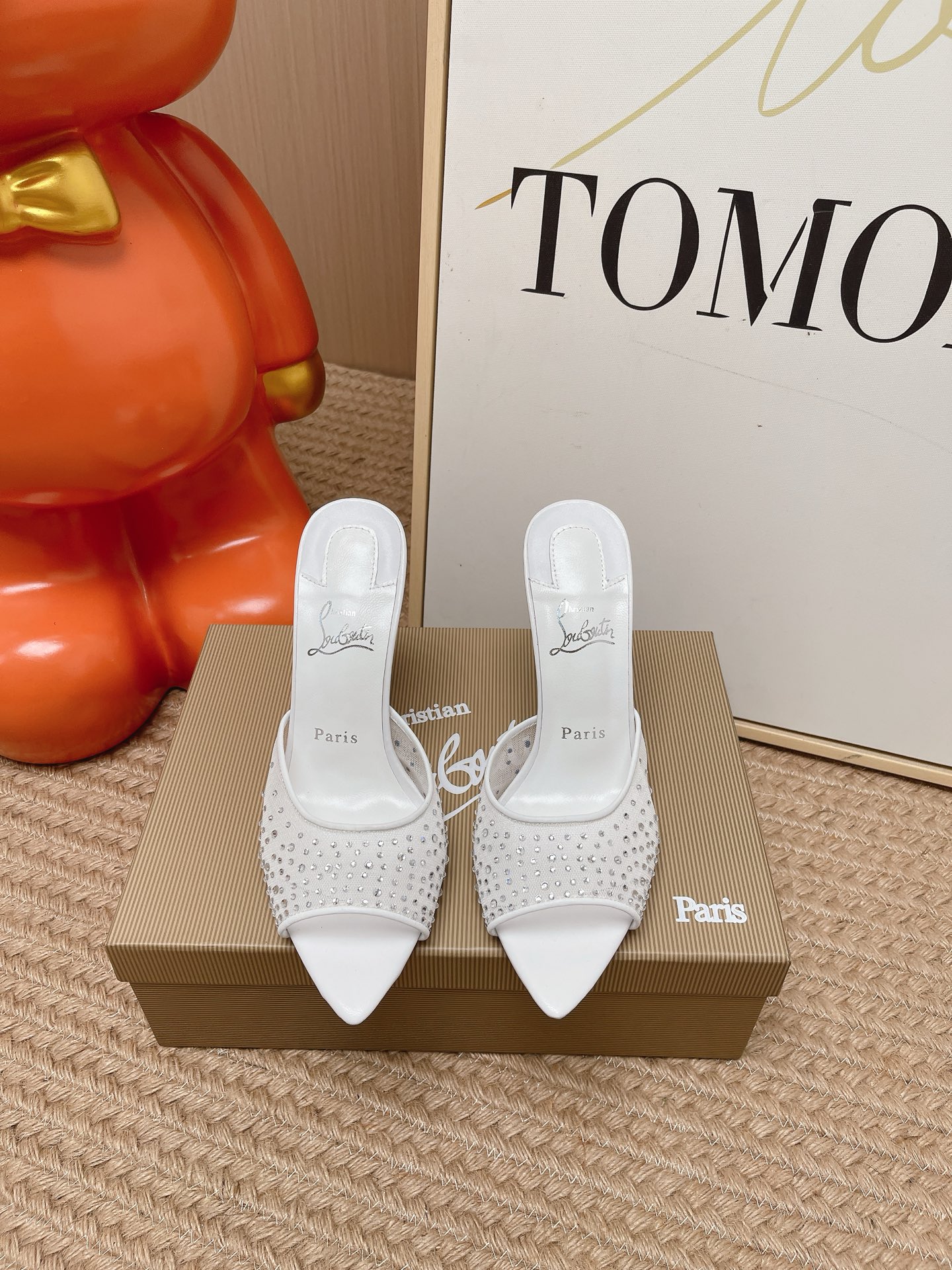 Christian Louboutin shiny leather Mule