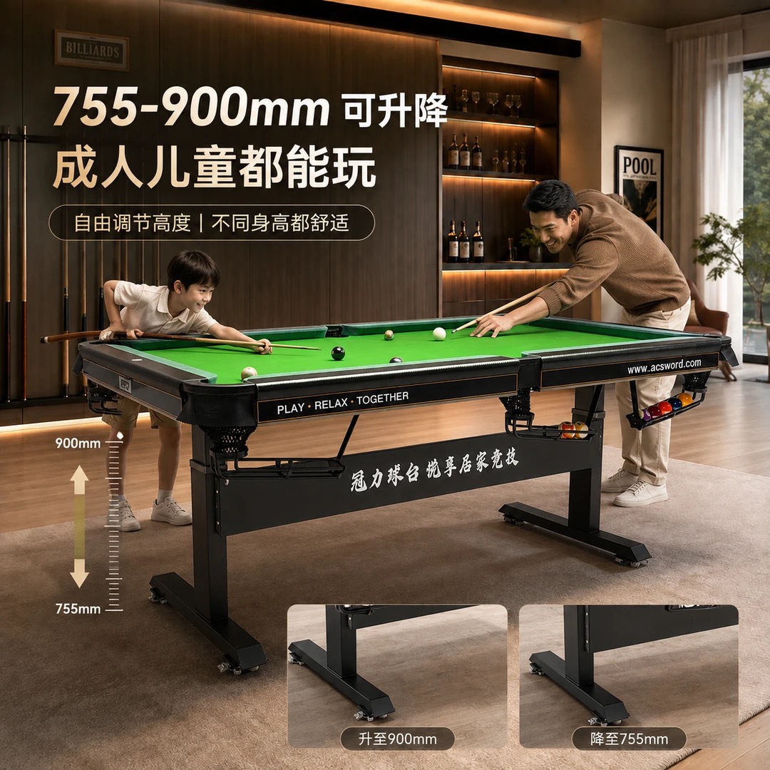 Foldable 7ft Pool Table for Home & Condo Malaysia
