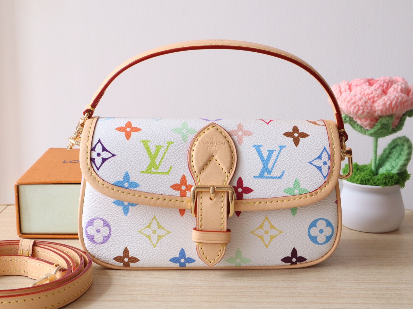 Louis Vuiton Bags LV x TM NANO DIANE Handbag