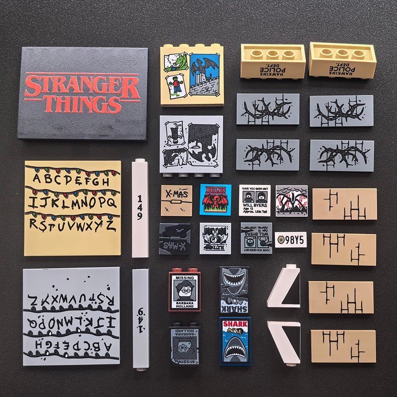 Print Parts For 75810 The Upside Down