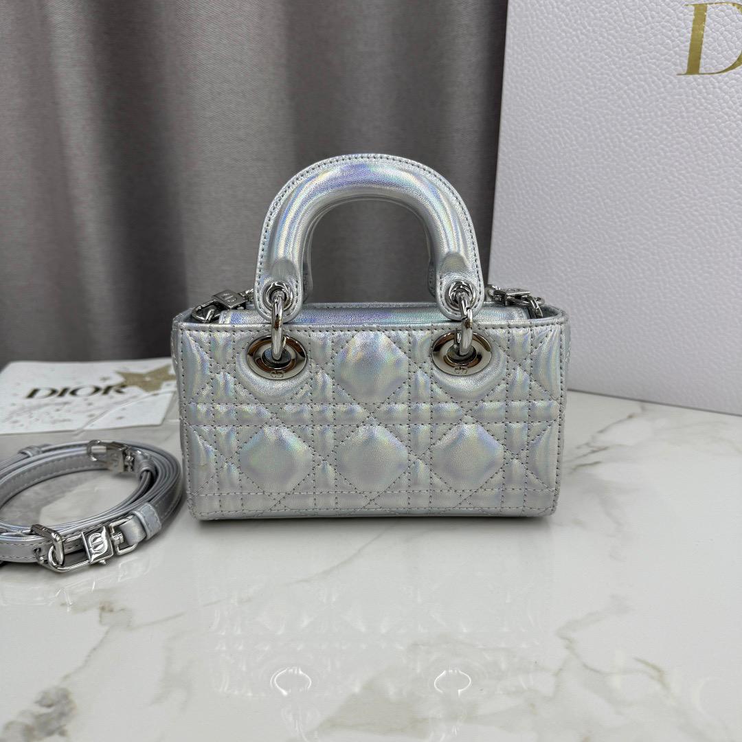 DIOR Lady silver handbag
