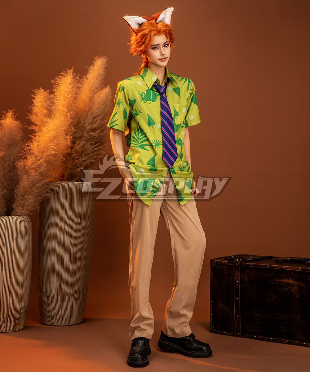 Zootopia Nicholas P.Wilde Fox Nick Cosplay Costume