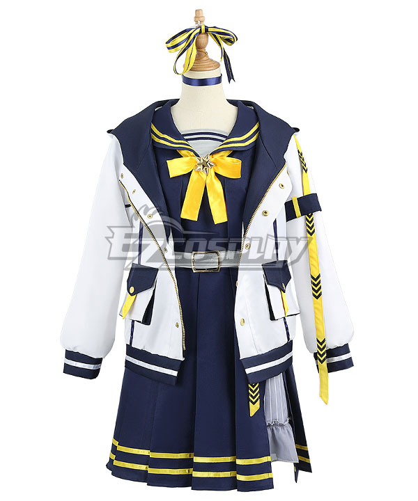 Hololive Virtual YouTuber Suisei Hoshimachi Sailor Suit Cat Cosplay Costume