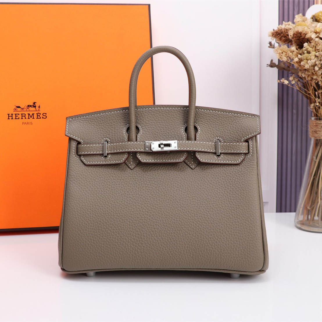 Hermes Birkin Tote Bag Handbag Shoulder Bag 10A Top Quality-Red