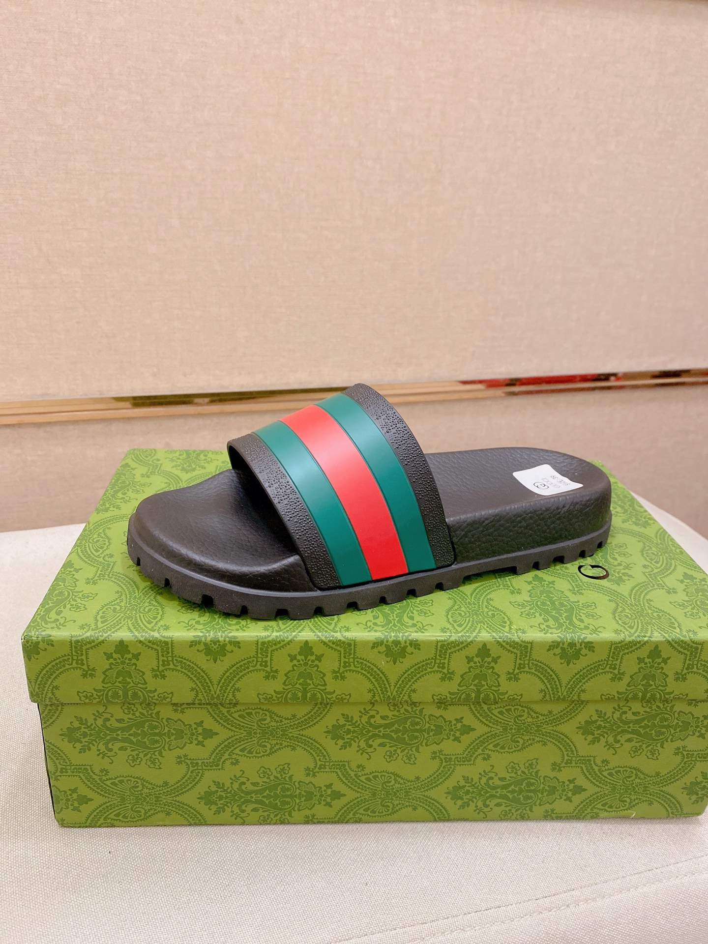 Men's Gucci  slide sandal with Web