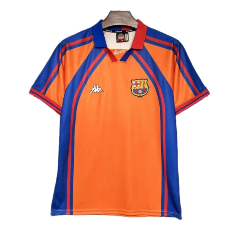 97-98 Barcelona Retro Away Soccer Shirt
