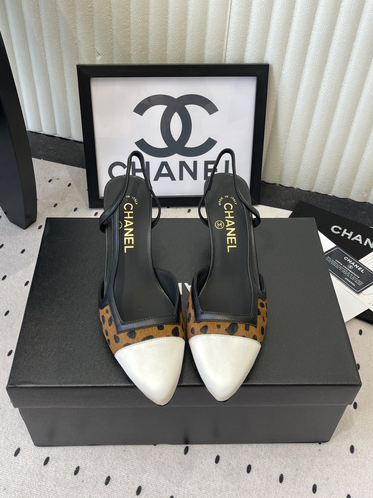 Chanel 2026 Leather Slingback Pump