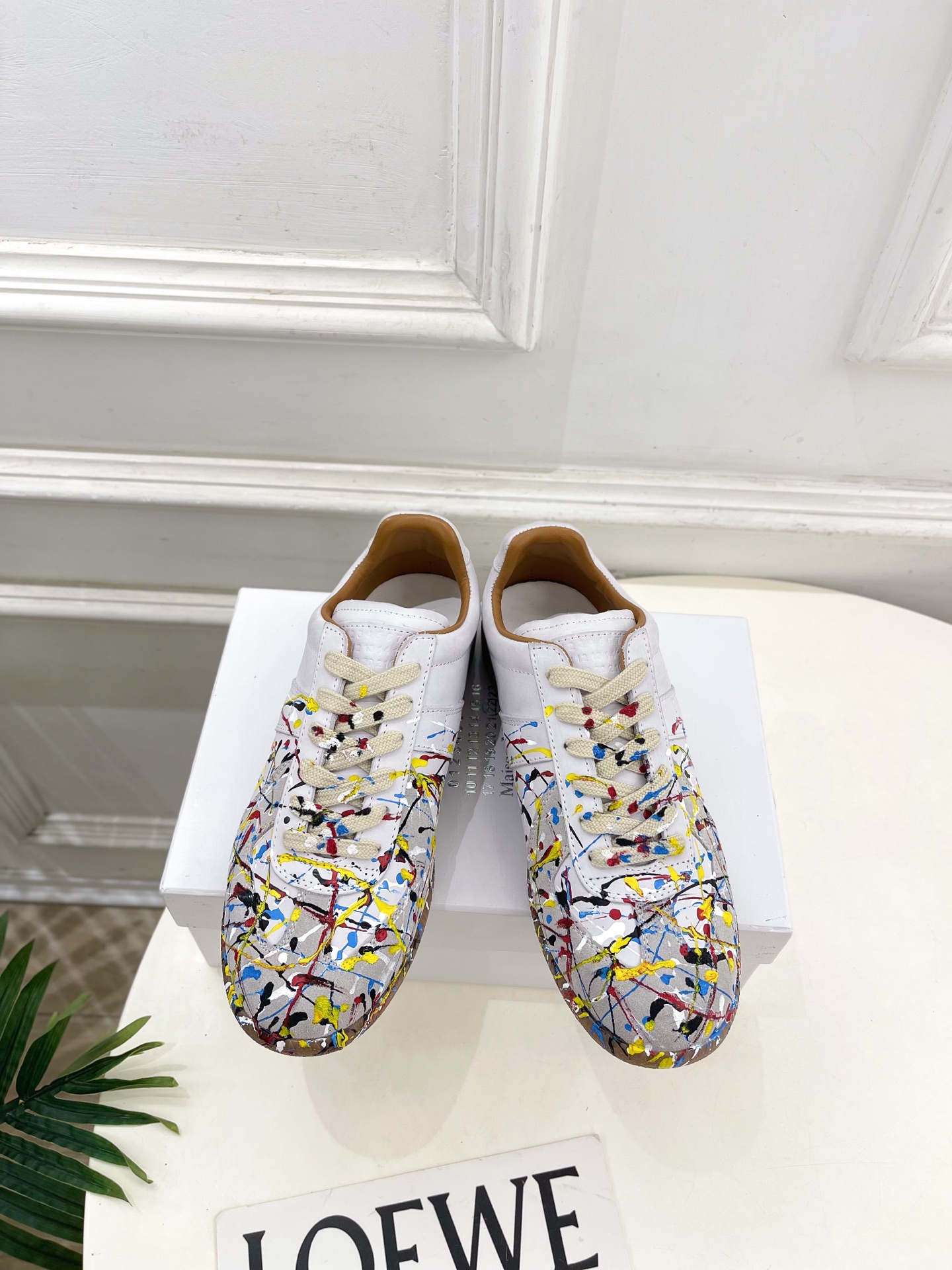 Maison Margiela Unisex Paint Sneaker