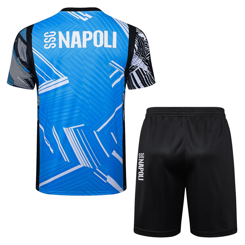 Napoli Training Short sleeve Suit 24/25 | Soc Jersey - Premium Football Jersey