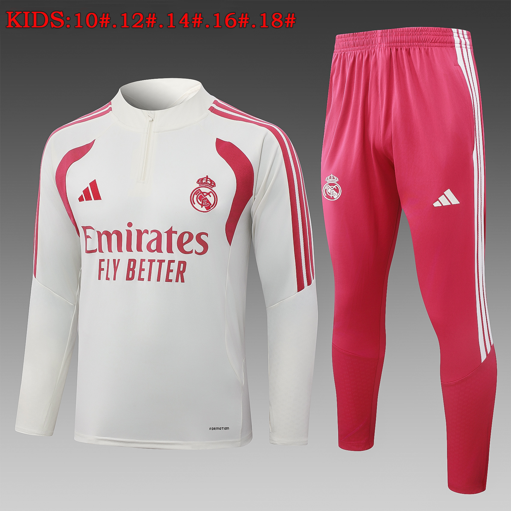 Real Madrid Kids Training Suit 26/27 | Soc Jersey - Premium Football Jersey