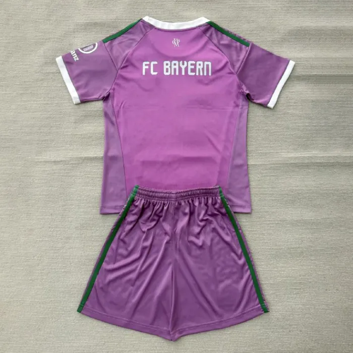 Kids Bayern Munich Away Goalkeeper Jersey Suit 26/27 | Soc Jersey - Premium Football Jersey