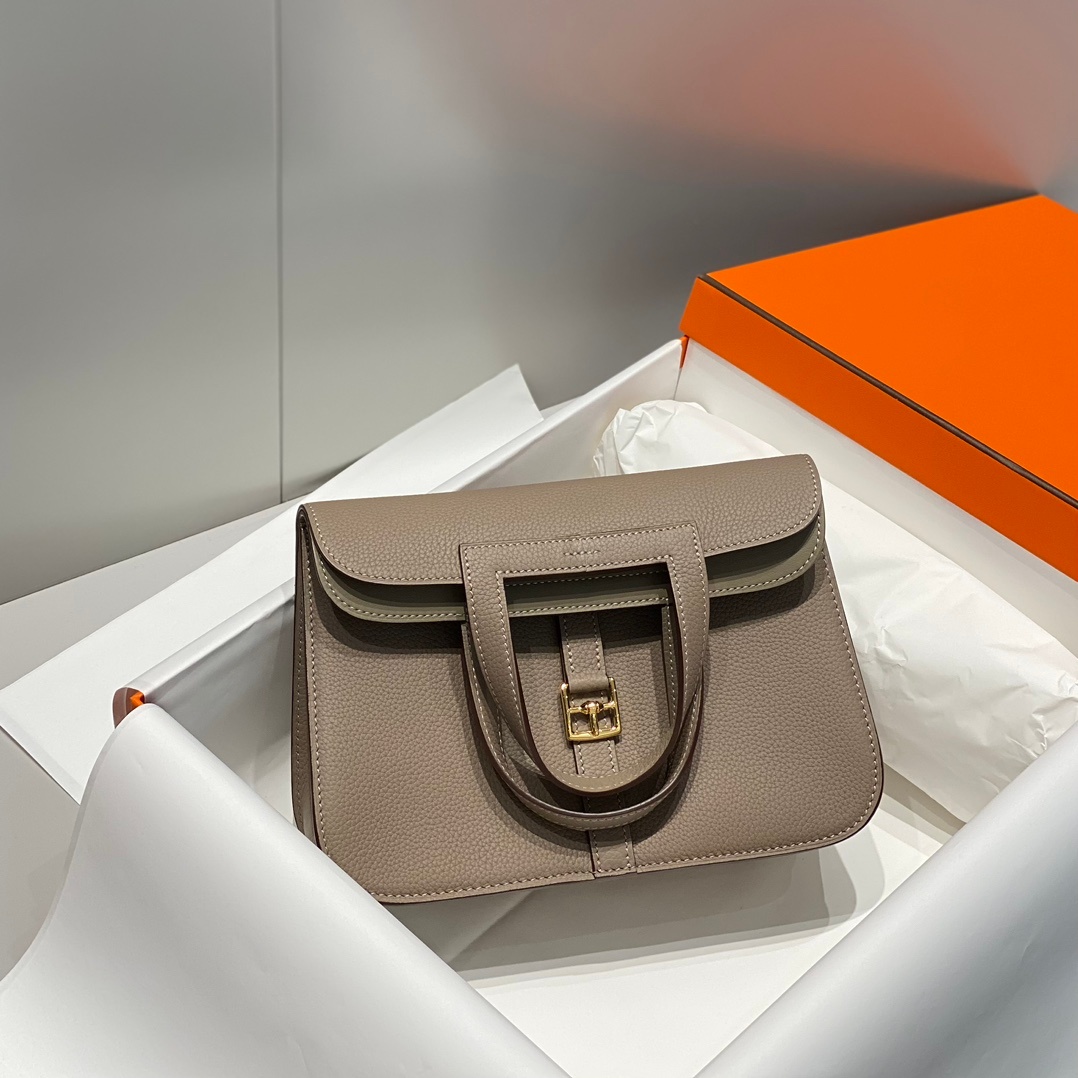 Hermes Bag 𝐻𝑎𝑙𝑧𝑎𝑛 25Cm TC  (10A Mirror Version)