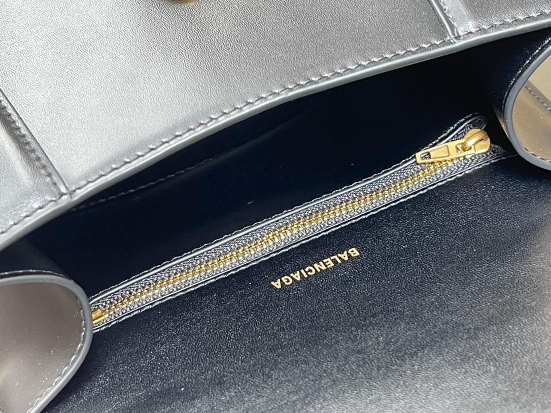 Balenciaga Hourglass Handbag Small in Black