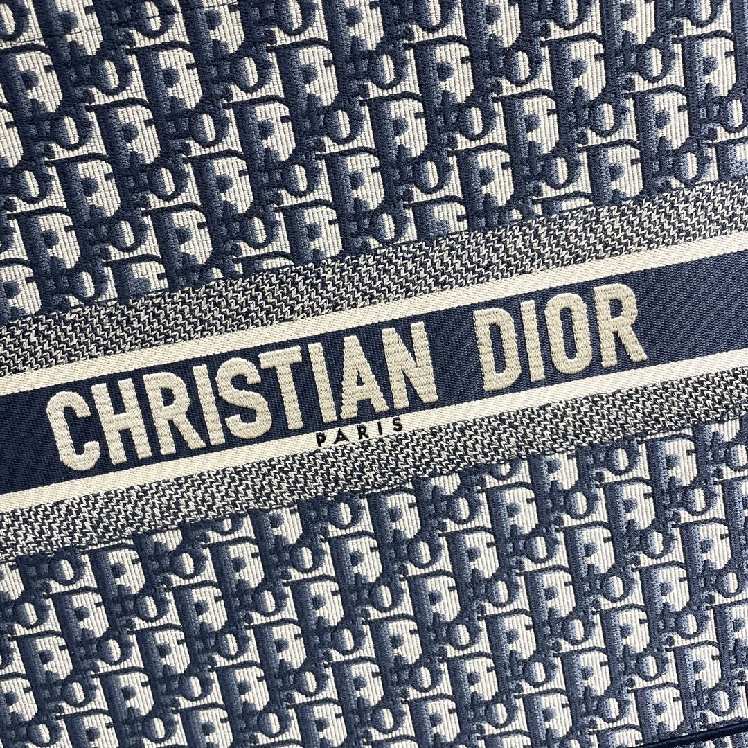 Dior Large Embroidered Book Tote