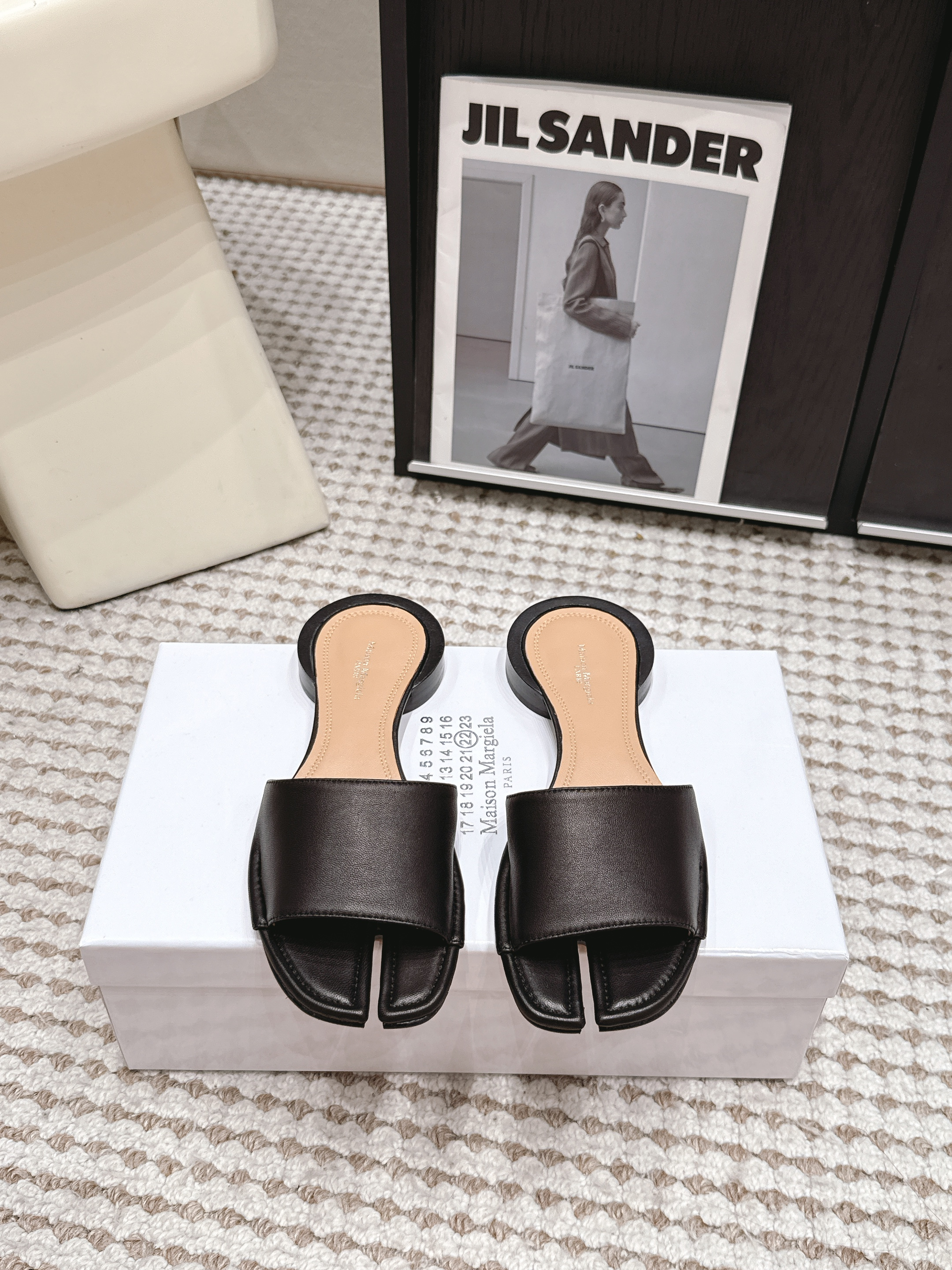 Maison Margiela Tabi Mule in Nappa leather
