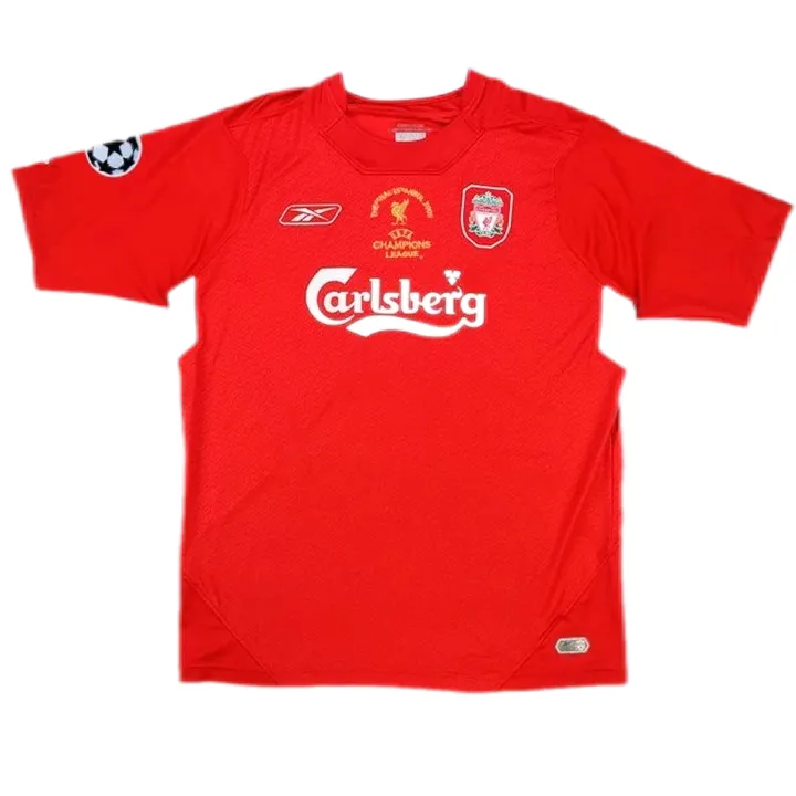 2005 Liverpool Gerrard #8 Retro UCL Final Jersey