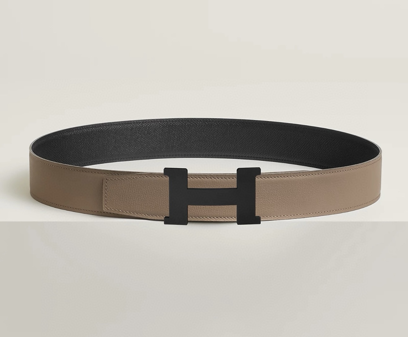 Hermes Constance H Reversible Leather Belt 3.8cm